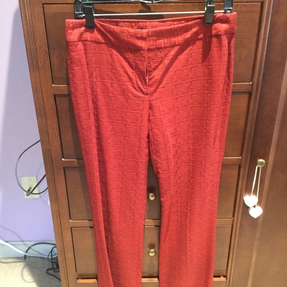 Elie Tahari red Estelle pants size 4 - Picture 1 of 3